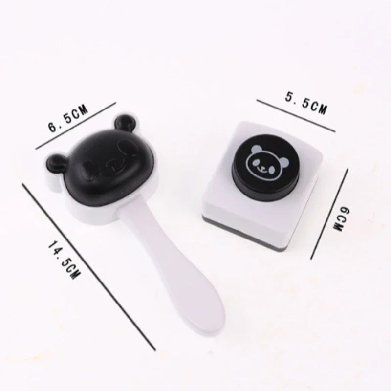 Panda Sushi Mold Set – Rice Ball & Nori Cutter for Kids Sushi Mold Kit Oasis Select
