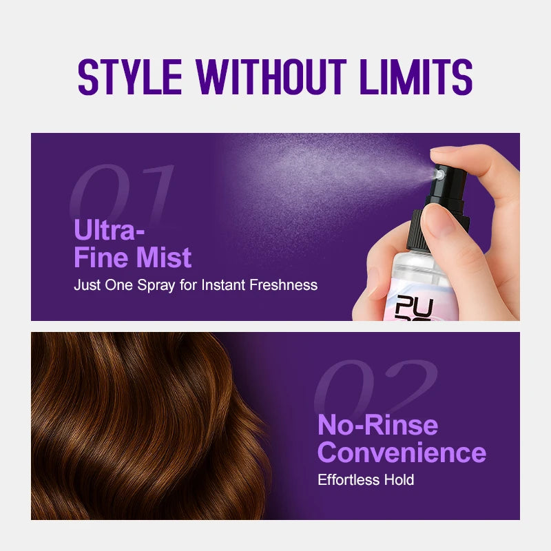 PURC Hair Styling Spray Long-lasting Hold Adds Texture Volume Anti-Breakage Smoothing Hair Shaping Care for Men Women Oasis Select