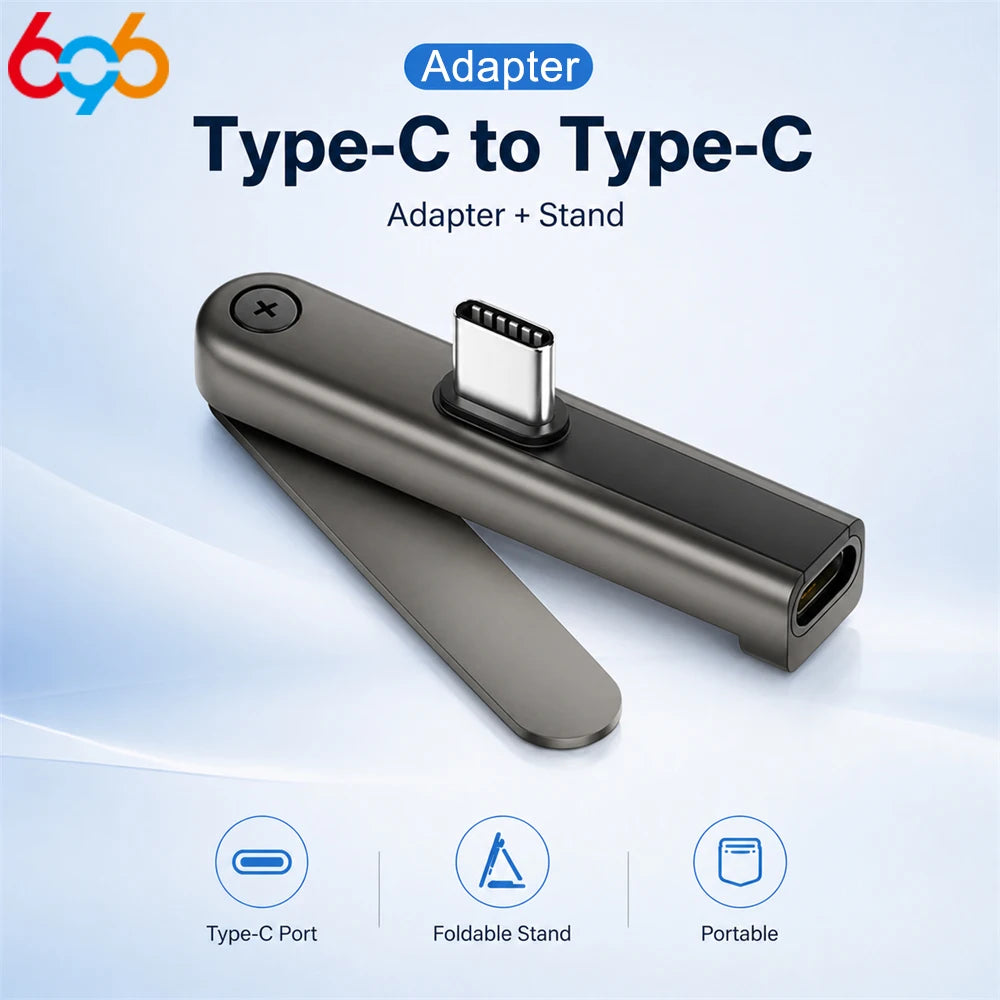 240W Fast Charging Foldable Type C Adapter, Multifunctional USB C to 3.5mm Audio Converter for Phone Charging & Data Sync Oasis Select CTC