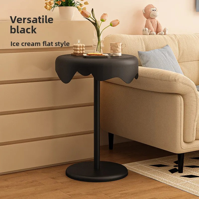 Multi-functional Small coffee table living room cream wind sofa edge table removable bedroom bedside table small round table Oasis Select B-P-HEI