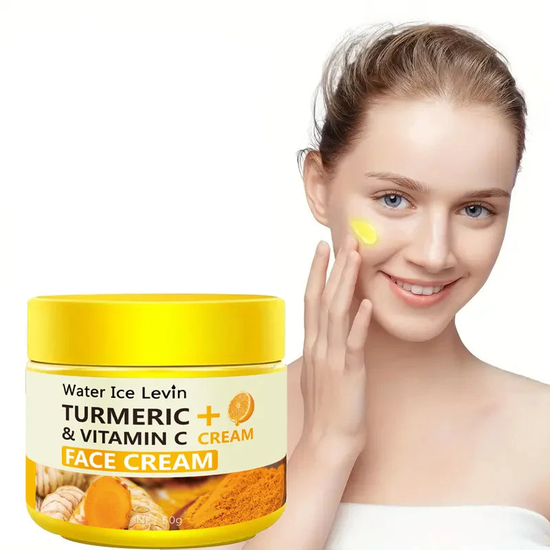Turmeric Vitamin C Anti-Aging Cream Moisturizing Anti-Wrinkle Collagen Hyaluronic Acid Cream Skin Care Cosmetics 50g Oasis Select