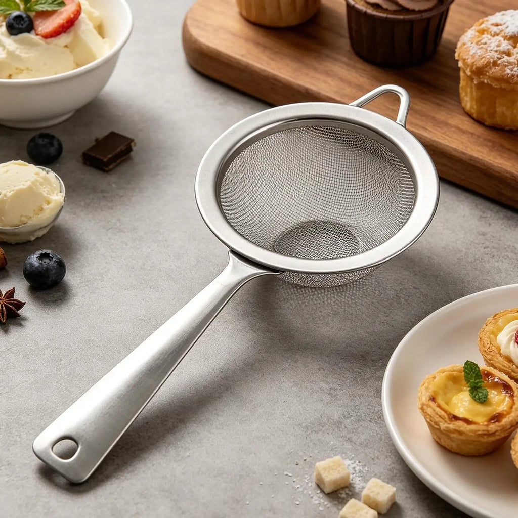 Flour Duster for Baking Stainless Steel Even Dispensing Baking Powdered Sugar Duster for Enthusiasts Professionals Beginners Oasis Select