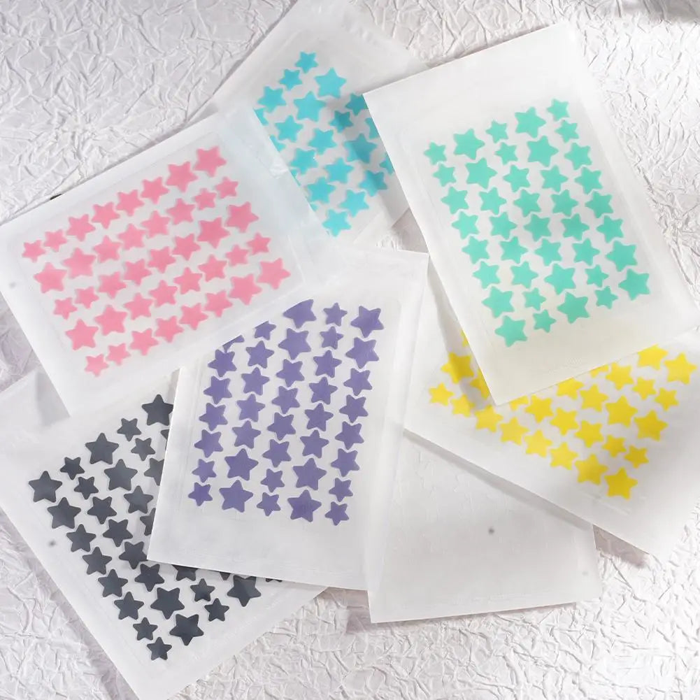 40pcs Colorful PE Pimple Patches Cute Star Shaped Pimple Cover Sticker Invisible Pimple Cover Removal Pimple Patch Oasis Select