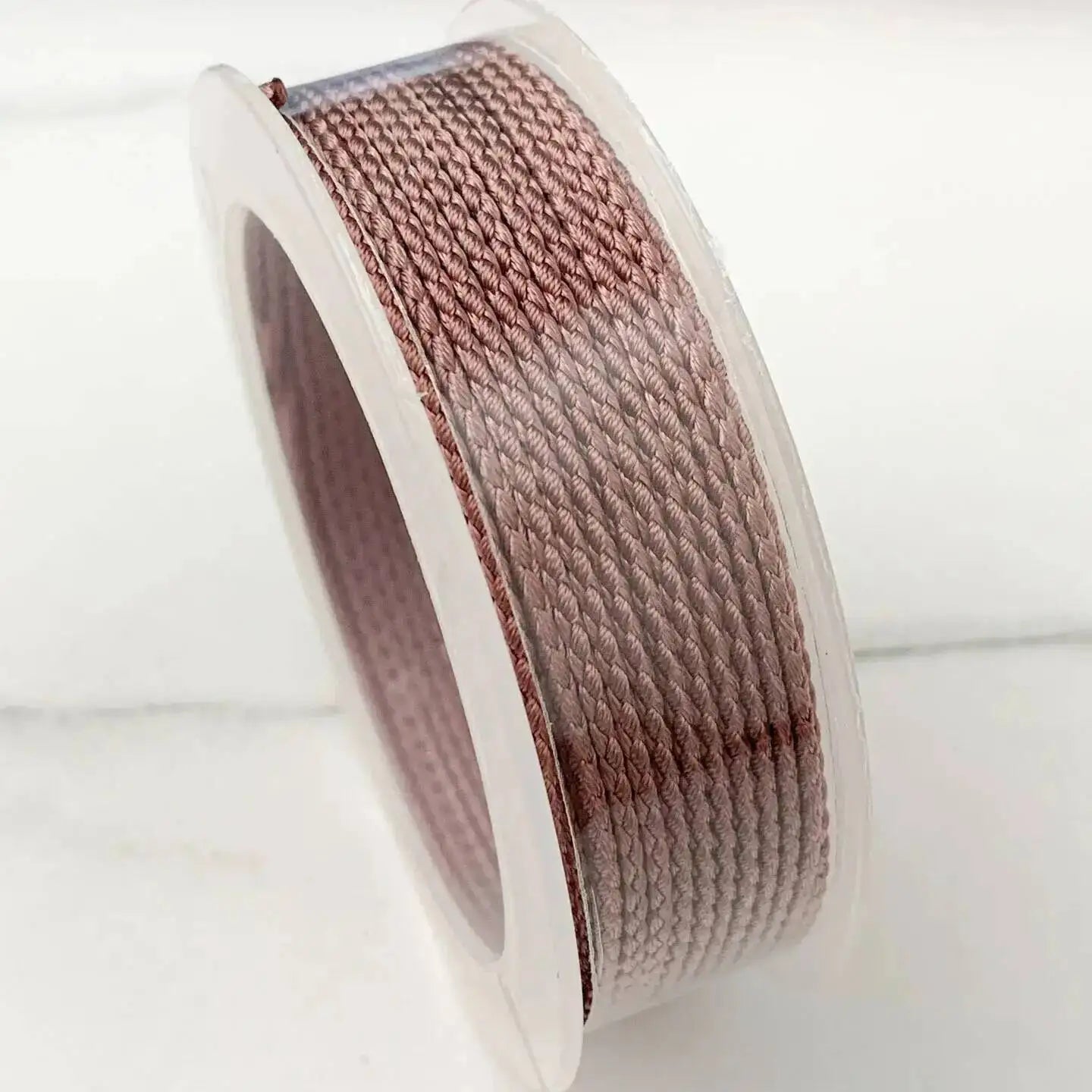 1.5mm 10M Two-Color Braided Cotton Woven Rope Twist Jewelry Line DIY Hand Rope Lanyard Necklace Hanging Cord Oasis Select Light Brown