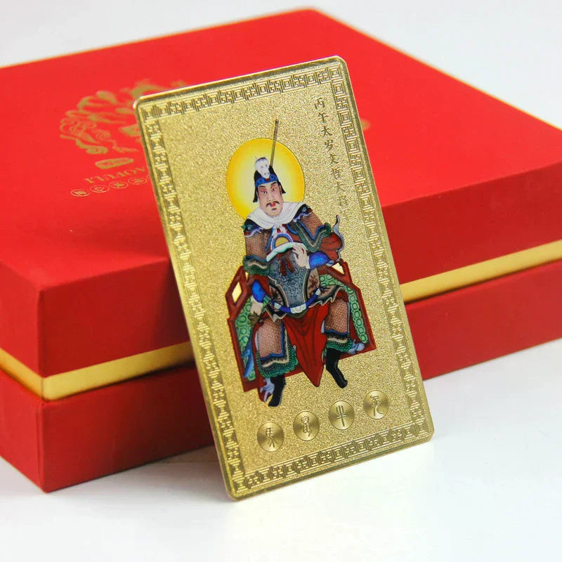 2026 Tai Sui Amulet Card Horse Year Feng Shui Good Luck Card Bring Wealth & Prosperity & Happiness Home Or Office Decor Oasis Select