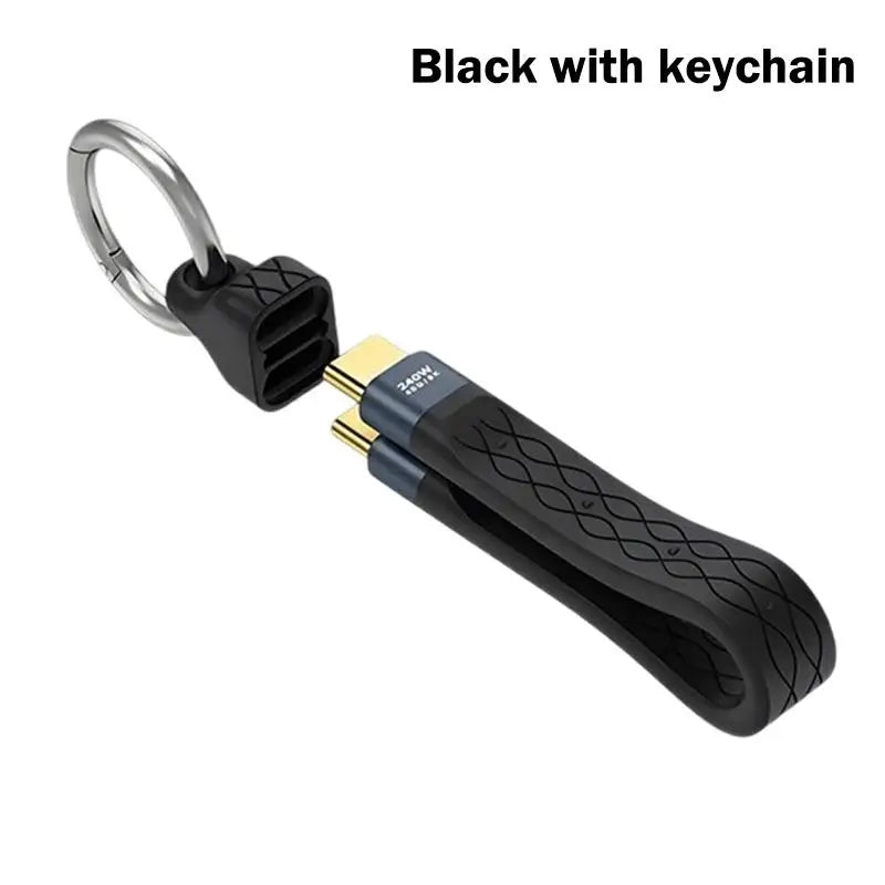 USB4 Cable PD240W Fast Charging Dual Type-C 40Gbps 8K Video Thunderbolt 4/3 Compatible Office Laptop Users Hot Sale New 2026 Oasis Select A4 with keychain