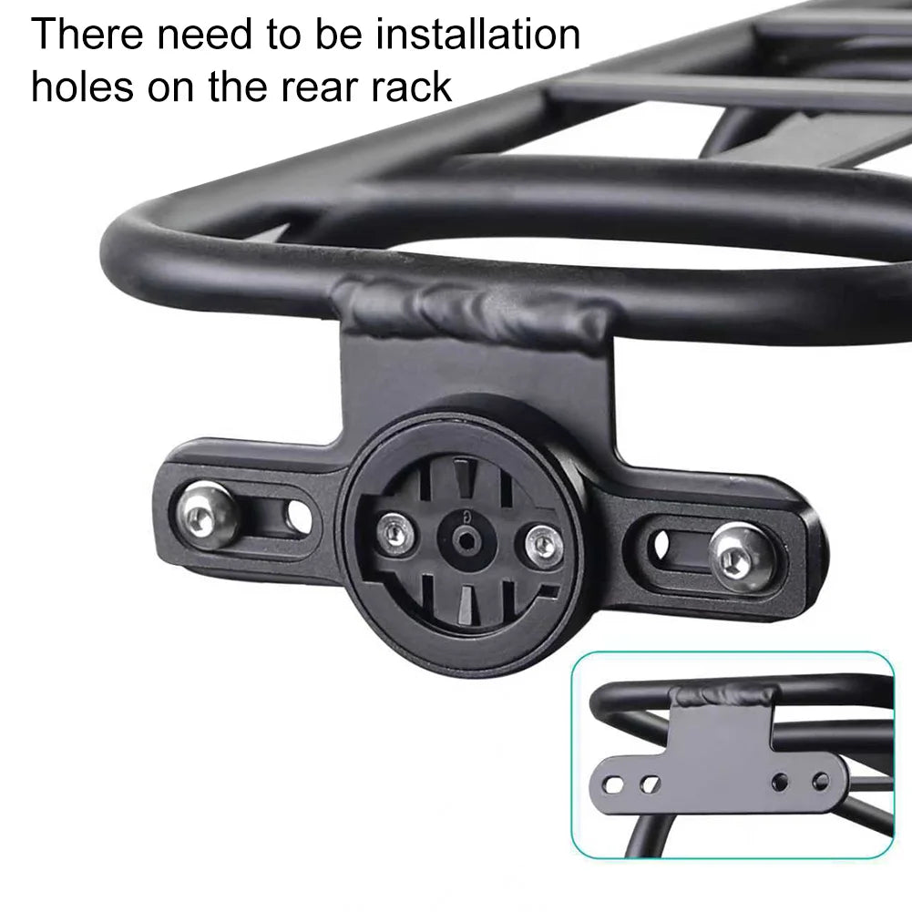 Rear Rack Taillight Mount Bracket, Plastic Light Holder Compatible For Garmin TL300 RTL500/510/515 RVR315, For IGPSPORT SR30 Oasis Select