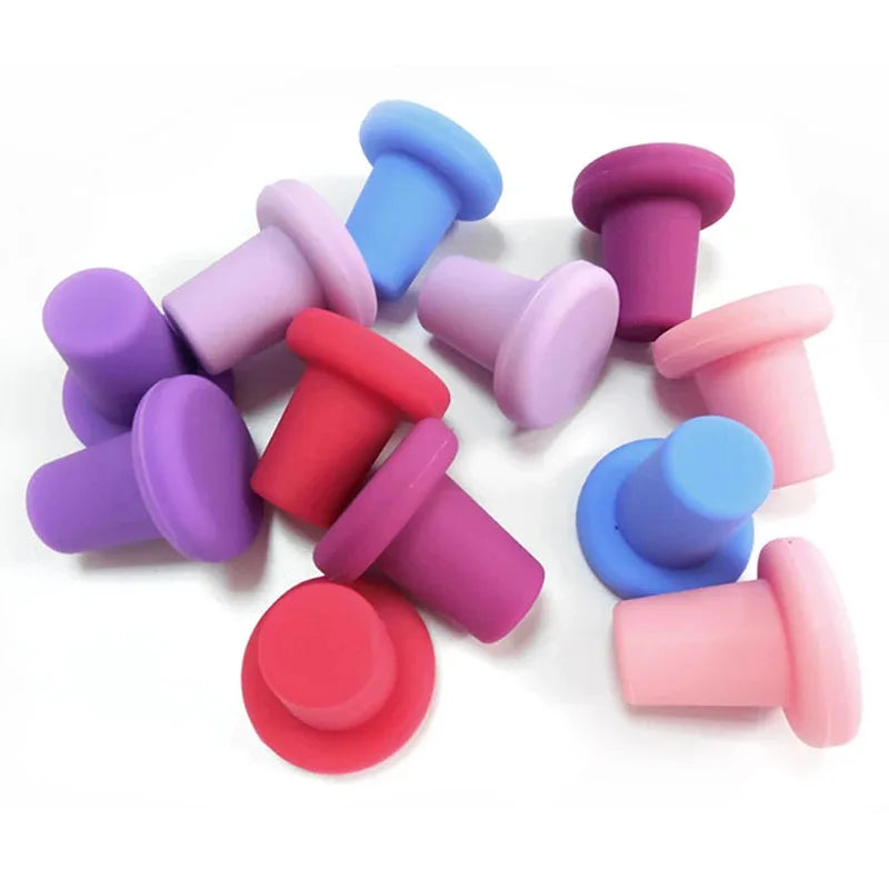 1/2/3/4pcs Silicone Bottle Stoppers Creative Wine Stoppers Bottle Caps Bar Preservation Tools Safe Healthy Home Bar Accessories Oasis Select