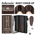 3gHair Root Cover Up Powder Palette, Natural Realistic Hairline Shadow Powder, Multi-function Root Touch Up Contour Powder Oasis Select Medium Brown