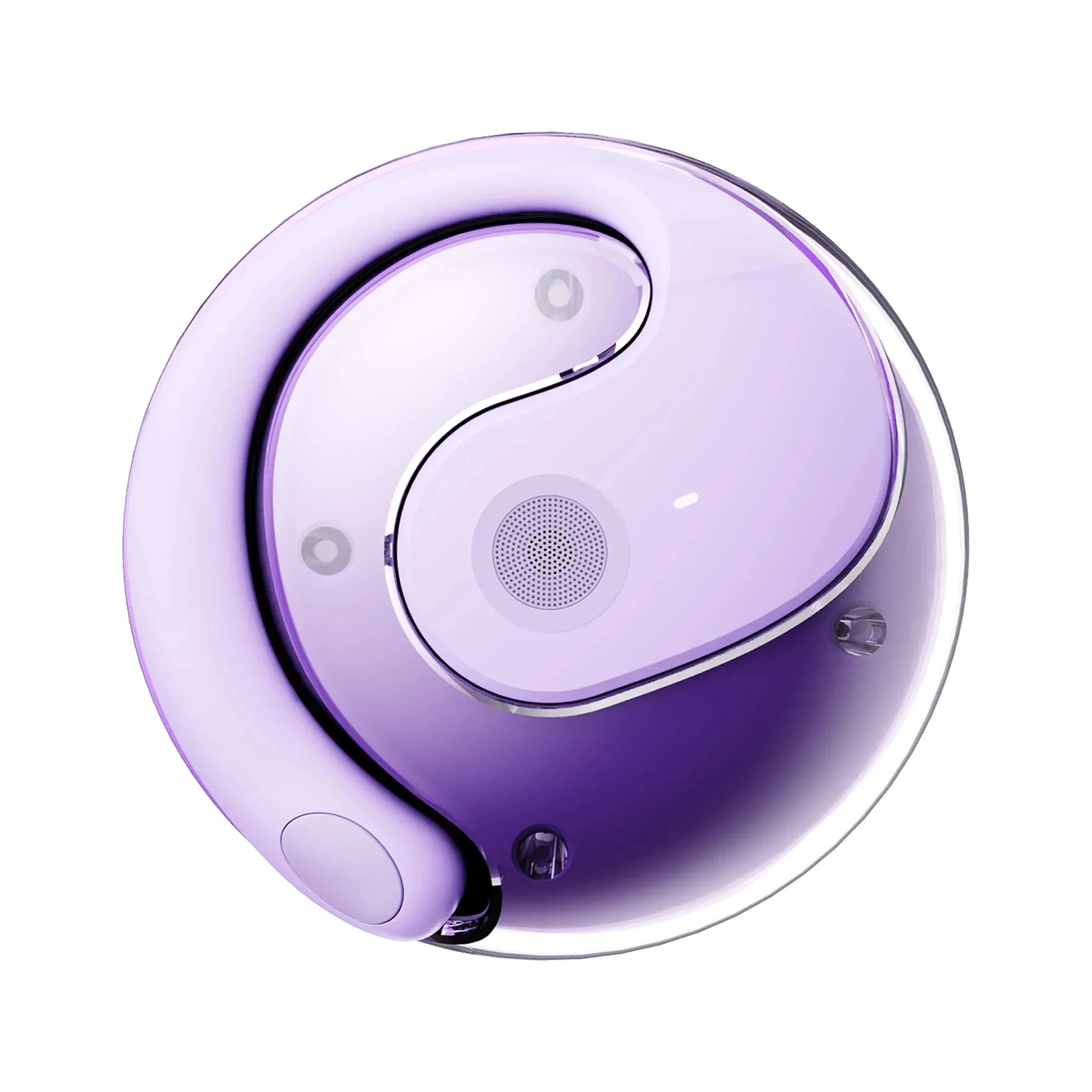 OWS Wireless Headphones Comfortable Ear Hook Touch Control Earbuds with Mic Wireless Bluetooth Headset for Phone Earphones Game Oasis Select Purple