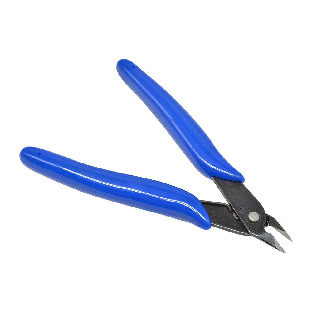 Wire Cutters Diagonal Pliers Model Tool Pliers Wire Strippers Electronic Cutting Pliers for RC Helicopter Airplane FPV Drone DIY Oasis Select Blue