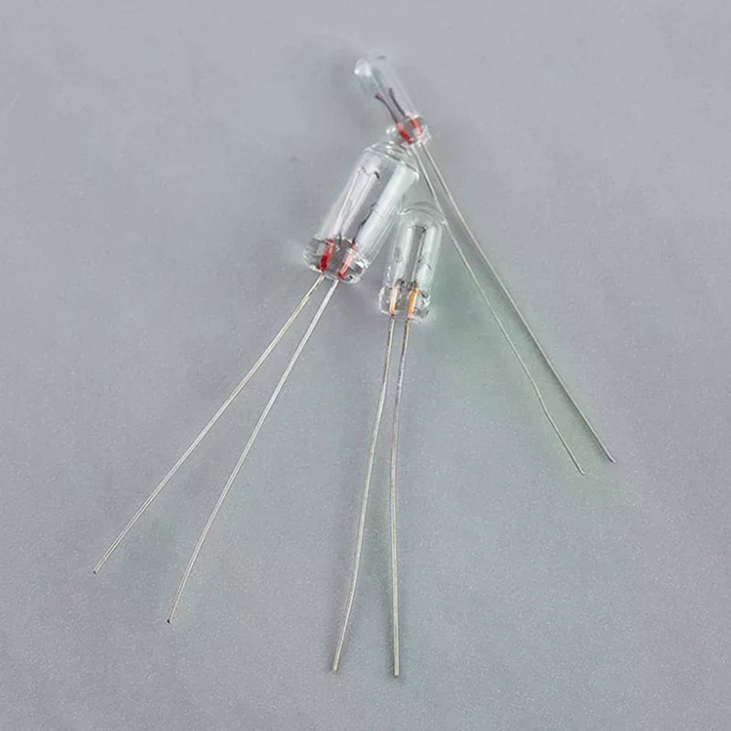 25PCS 5mm 4mm 3mm Clear 12V Mini Bulb of Wheat Rice Bulbs Switch Button Bulbs Indicator Bulb Tungsten Lamp Accessories Oasis Select