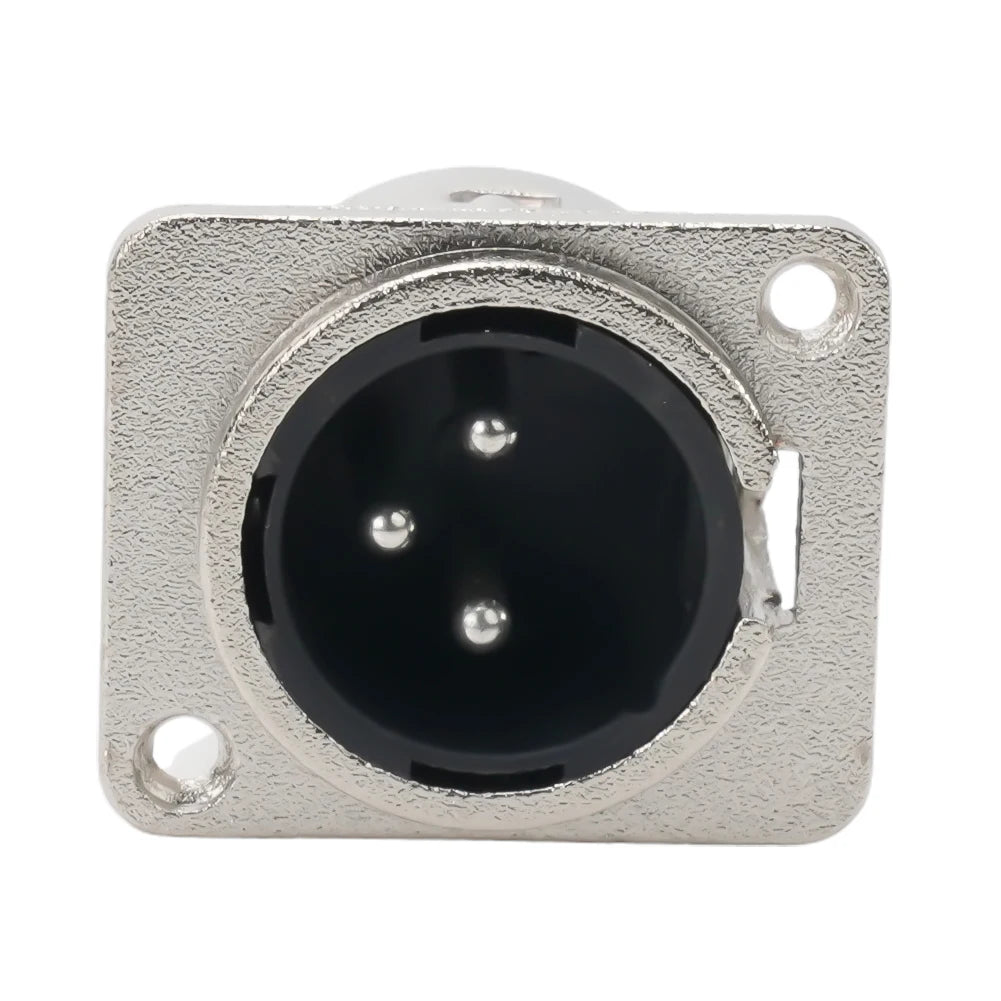 3Pin XLR Socket Male Female Panel Mount Chassis Socket Mic Jack Audio Connector With Solder Terminals For Patch Bay Snake Cabl Oasis Select