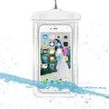 Waterproof Phone Pouch Drift Diving Swimming Bag Underwater Dry Bag Case Cover For Phone Water Sports Beach Pool Skiing 6 inch Oasis Select WHITE