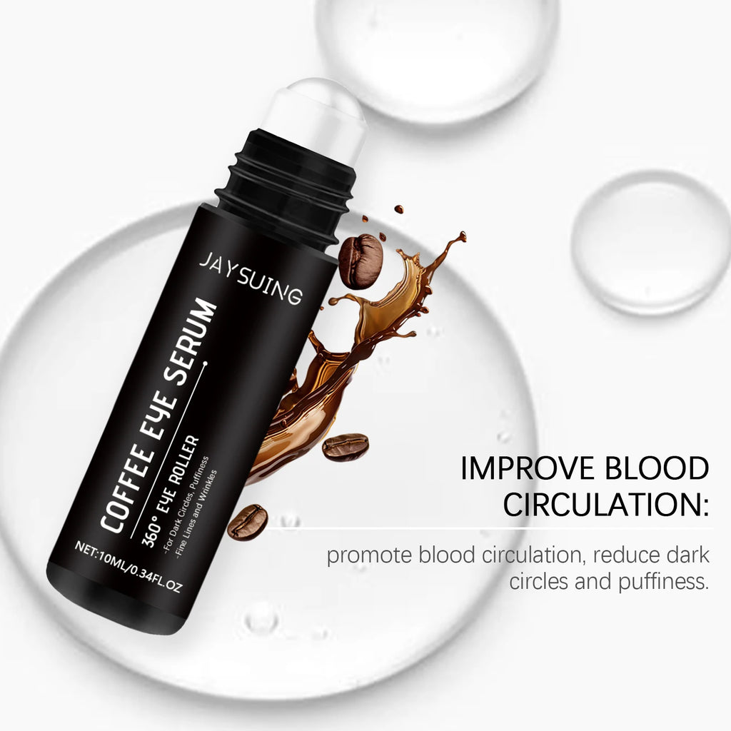 Coffee Eye Roll-On Serum 10ml – Depuff & Brighten Eyes Eye Roll-On Serum Oasis Select