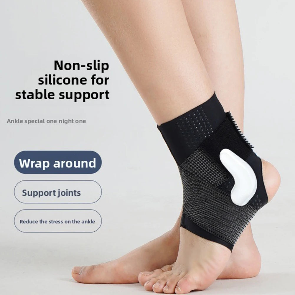 Elastic Ankle Brace with Adjustable Wraps | Gym & Outdoor Sports