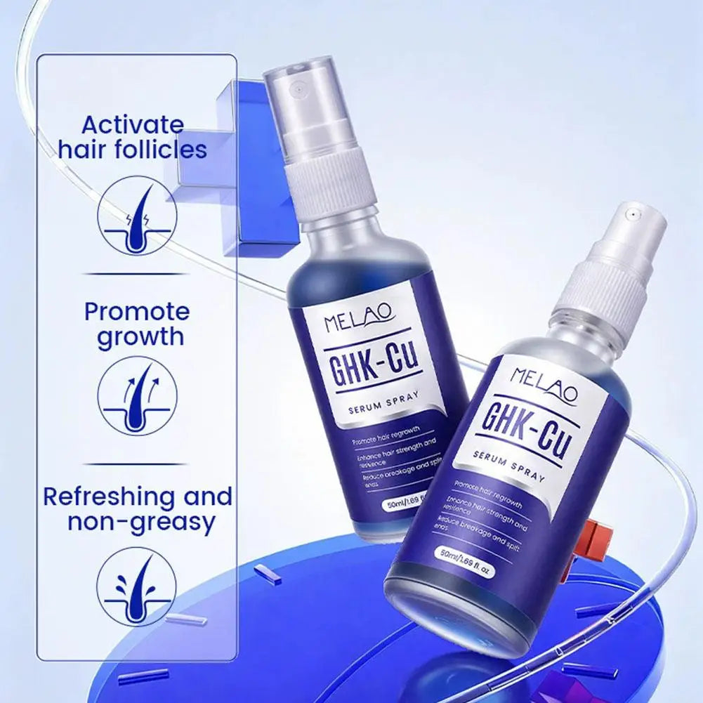 50ML Copper Peptide Serum for Hair Growth, GHK-Cu Peptide Hair Serum Non-Greasy Scalp Care for Thicker Fuller Hair Anti Loss Oasis Select