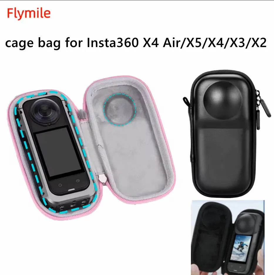 Insta360 X4/X5/X3 Rabbit Cage Hard Carrying Case – Anti-Scratch