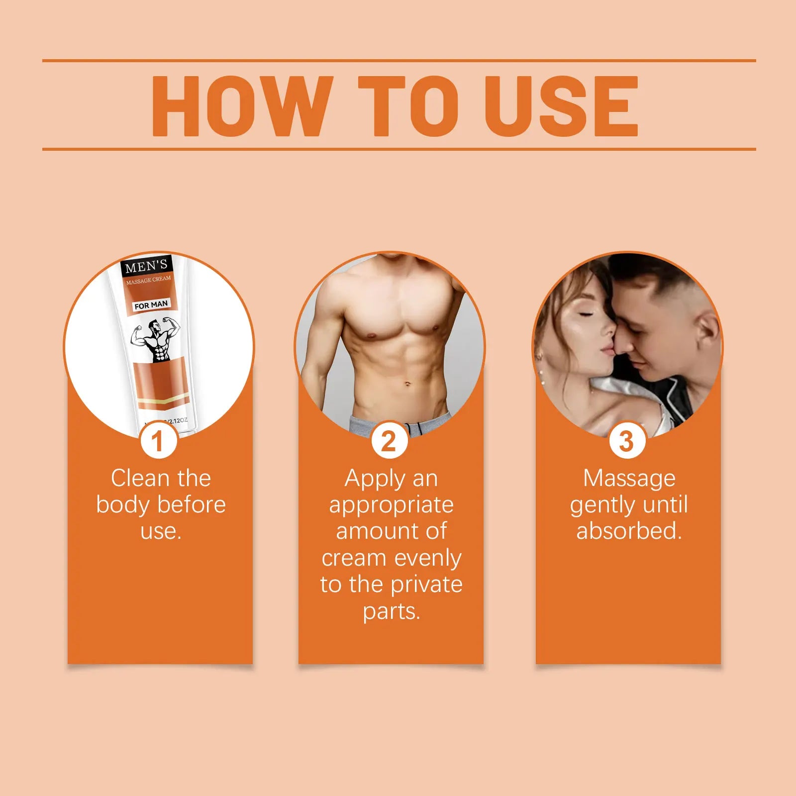 North Moon Ginseng Man Body Shaping Cream Keep Moisturize Improve Elasticity Reduce Sagging Relax Muscle Belly Tightening Creams Oasis Select