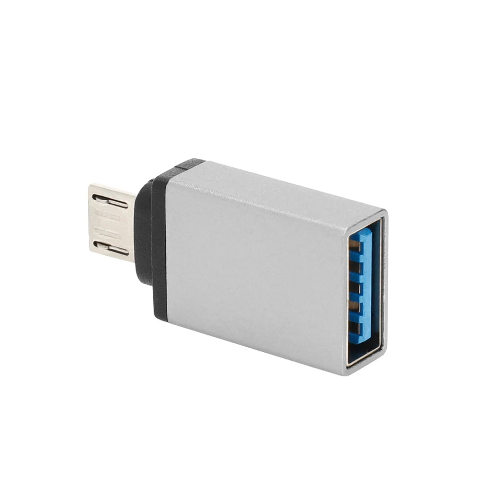 Micro USB OTG Adapter – Aluminum Alloy USB 3.0 Android Converter
