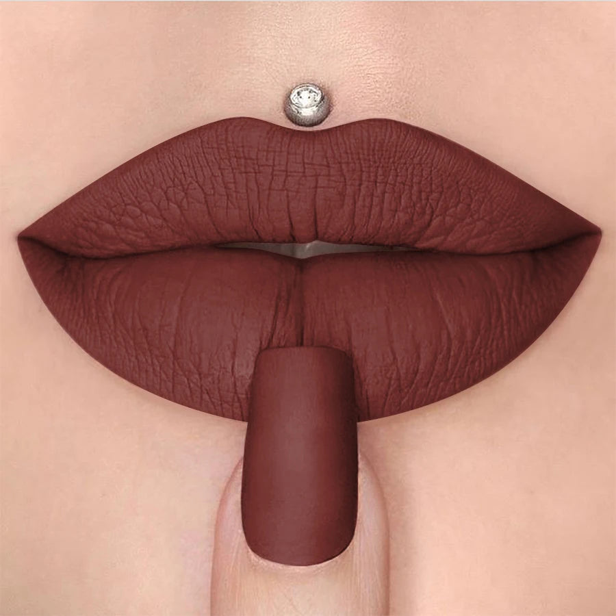 KAFURUX Matte Velvet Lipstick Pen – 15 Shades | Waterproof