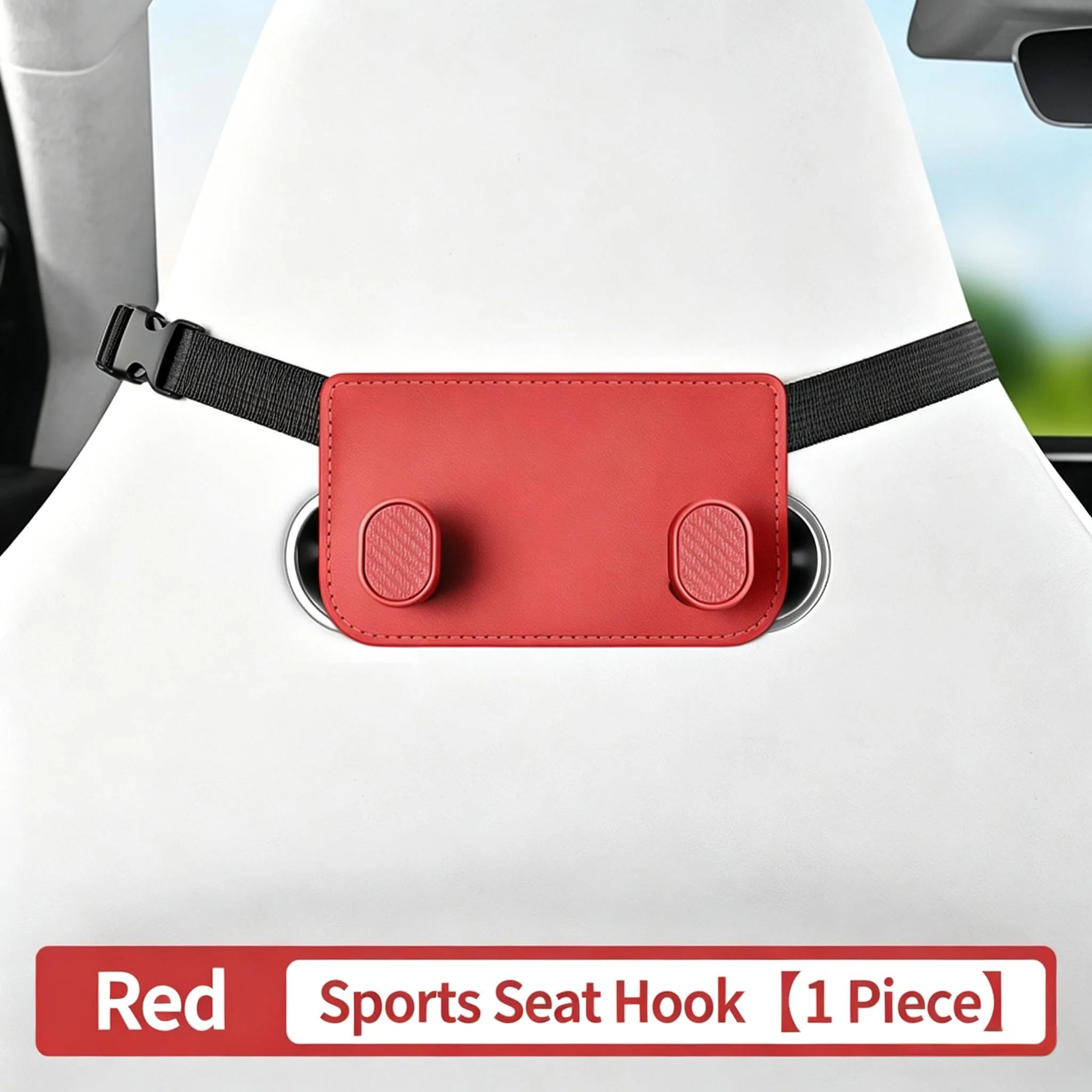 2-in-1 Car Headrest Hook & Phone Holder | Backseat Organizer