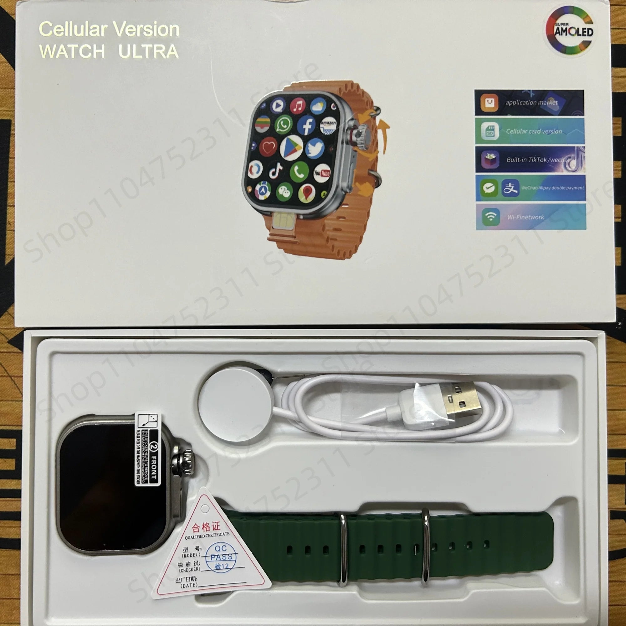 S10 Ultra CD12 Smartwatch Android 10.0 5G LTE Full Netcom Sim Card Rotary Camera GPS WIFI Touch encoder 4G Smart Watch Men Women Oasis Select