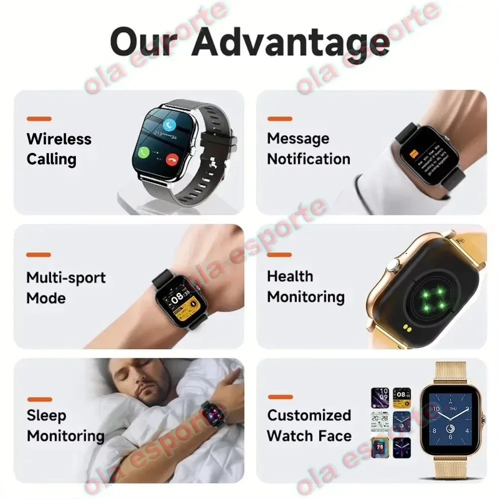 Ola Esporte 1.83" Smart Watch | BT Calls, Fitness & Health Track