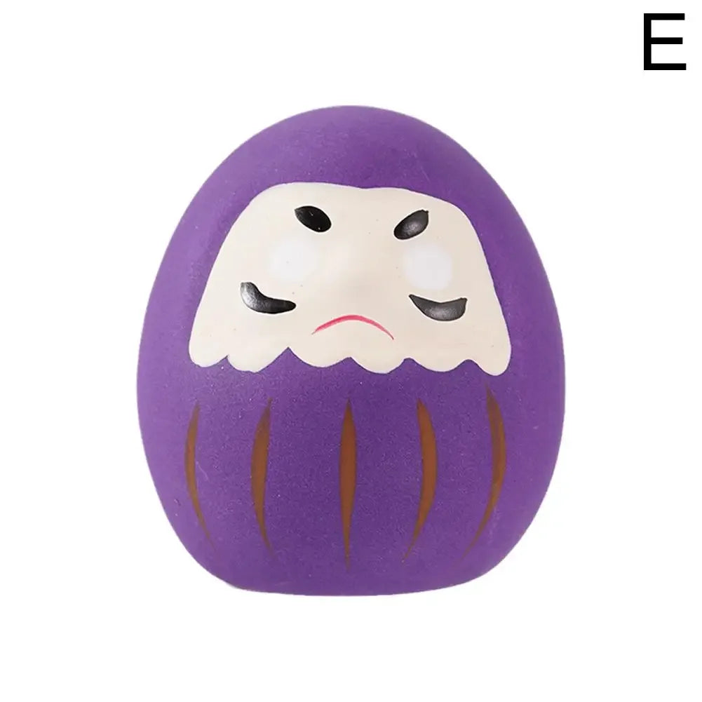 Japanese Ceramic Daruma Doll – Lucky Charm Fortune Ornament
