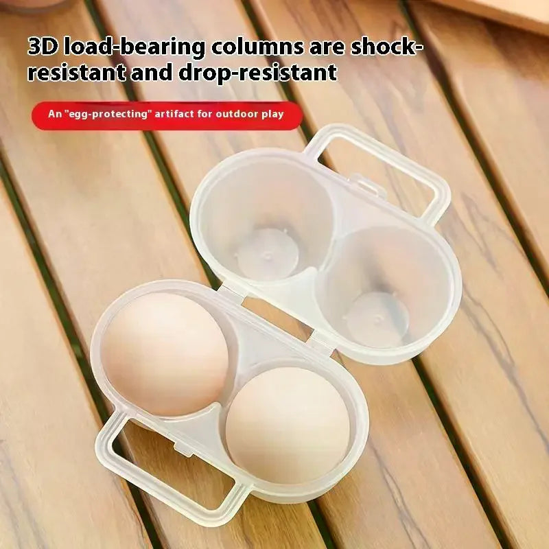 Anti-Shock Camping Egg Holder Box | Portable Travel Egg Tray