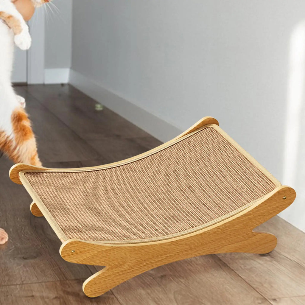 Cat Scratch Pad 2 in 1 Scratch Lounge Cat Bed Breathable Wear-Resistant Cat Lounge Bed Nest for Indoor Outdoor Oasis Select