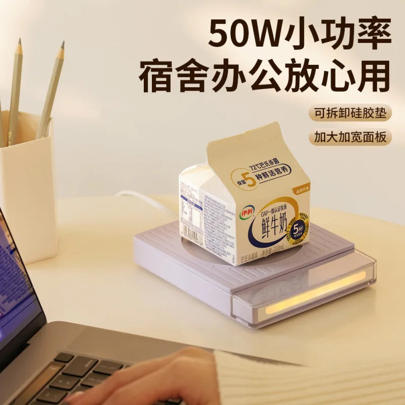 Smart Heating Coaster – Adjustable Temp & Auto Power-Off