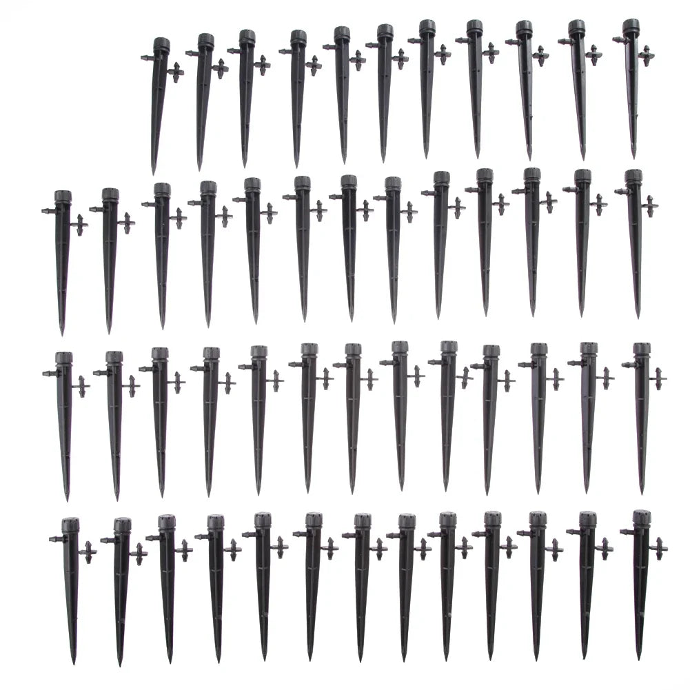 50x Adjustable Dripper Flow Irrigation Drippers Sprinkler Emitter Drip System Oasis Select