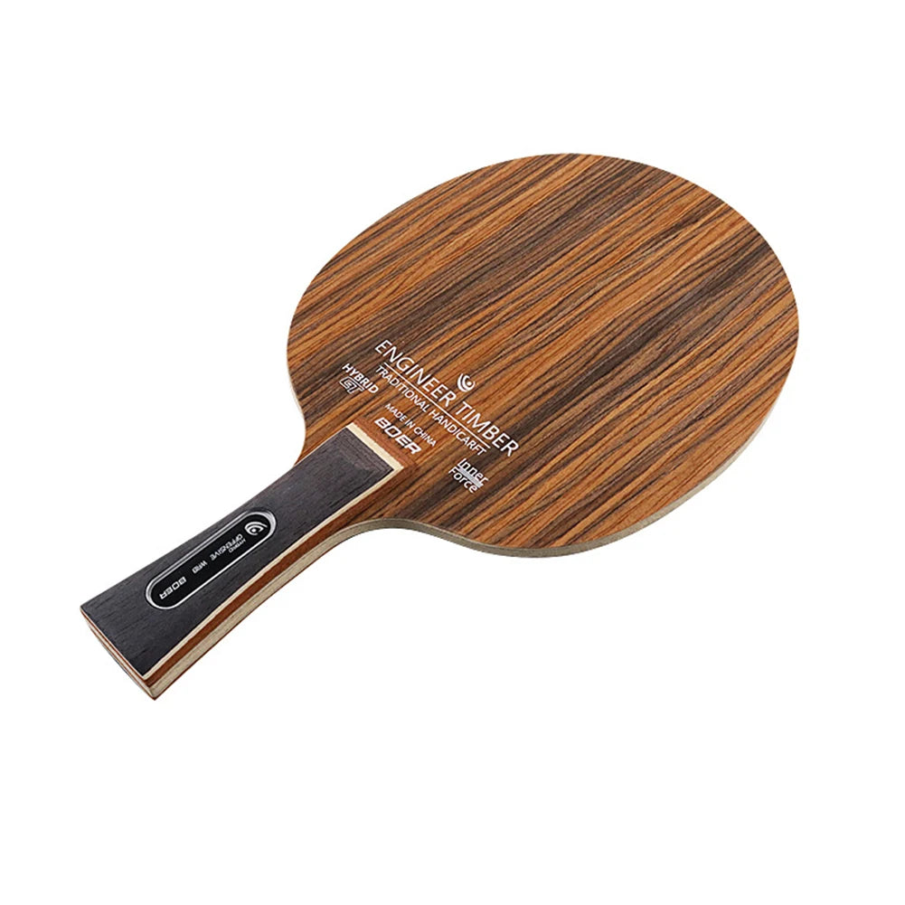 1PC Table Tennis Blade Ebony Dalbergia Pingpong Racket Bottom Plate 5-Ply 6.2mm Ping Pong Paddle Board Bat Racquet Long Handles Oasis Select Dalbergia