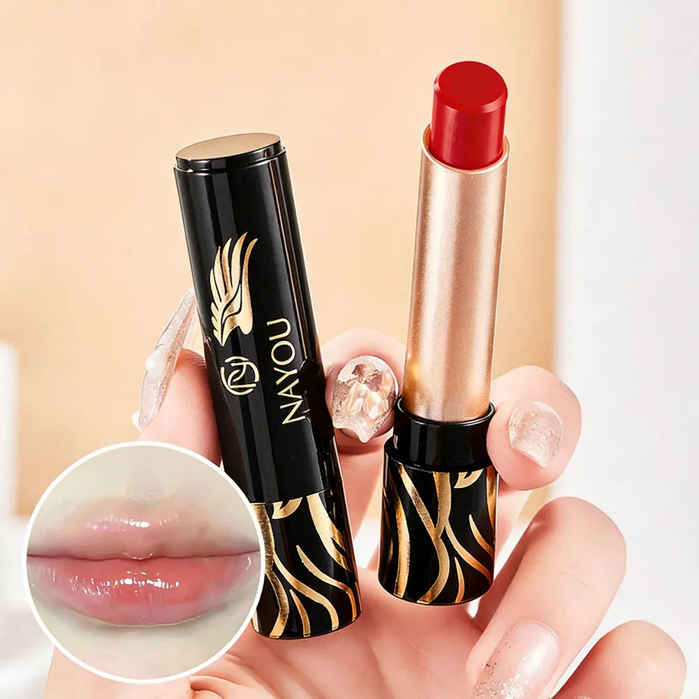NAYOU Carotenoid Temperature Sensitive Color Changing Lipstick Deep Moisturizing and Moisturizing Anti Drying Crack Lipstick Oasis Select