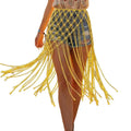 Bohemian Tassel Waist Belt – Macrame Fringe Wrap & Bikini Cover Up