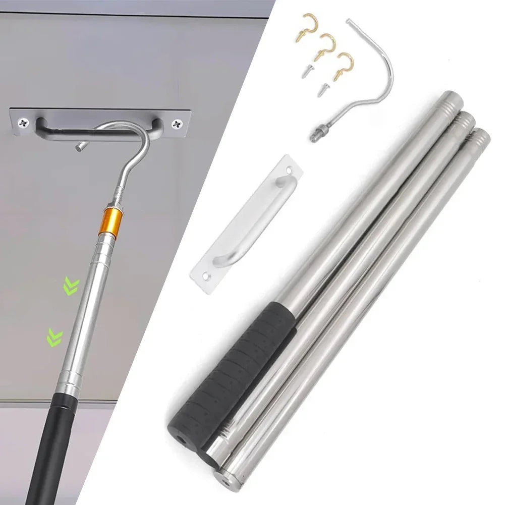 Ladder Pull-down System Kit Parts For Operating Your Attic Ladder For Home Improvement Projects Home Improvement Hardware Oasis Select