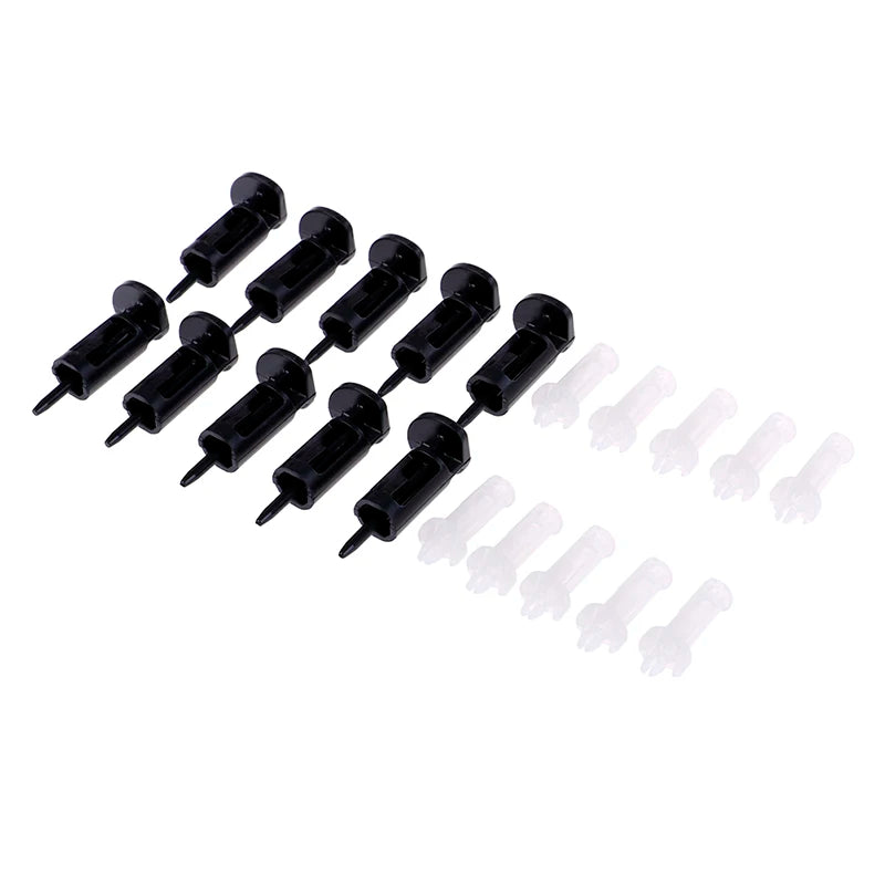 10Pcs 775 CPU heatsink mount pin plastic push screw cooling fan mounting clip Oasis Select