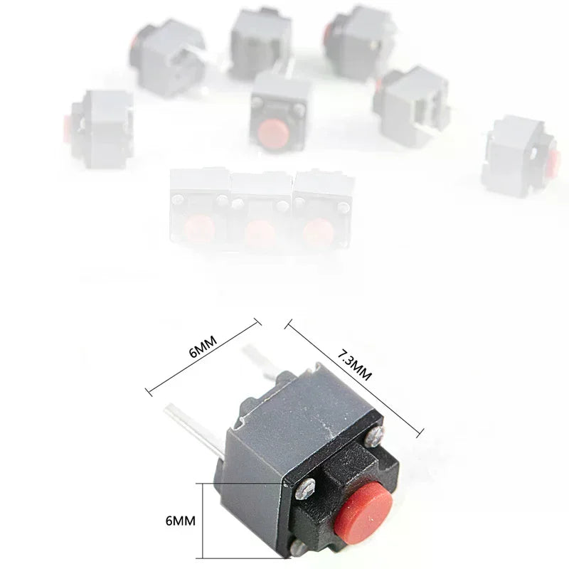 10Pcs Kailh Mute Button 6*6*7.3 Silent Switch Wireless Mouse Button Micro Switch Oasis Select