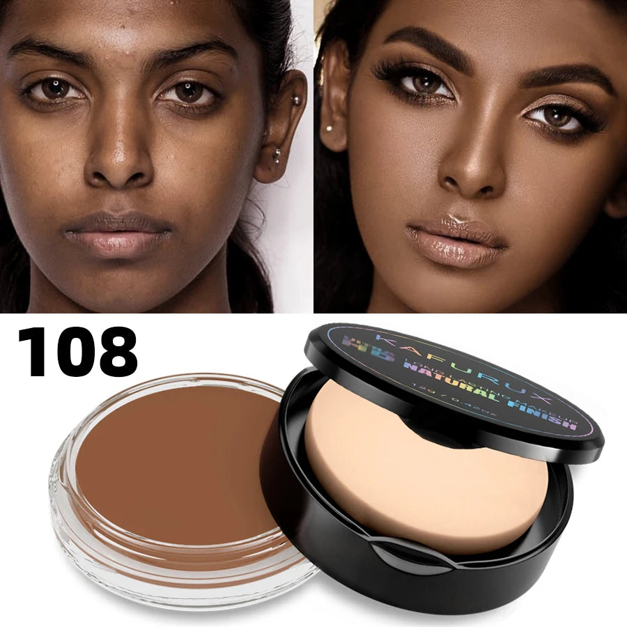 KAFURUX High Coverage Foundation Concealer Cream – 9 Shades