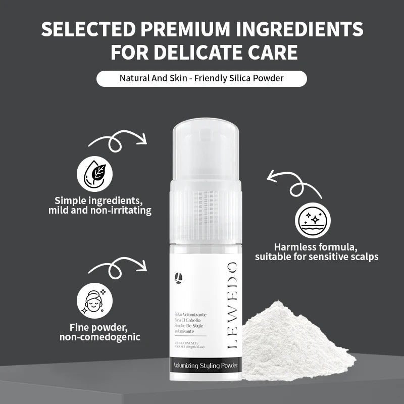 Lewedo Hair Styling Powder – Volume & Texture Hold Unisex