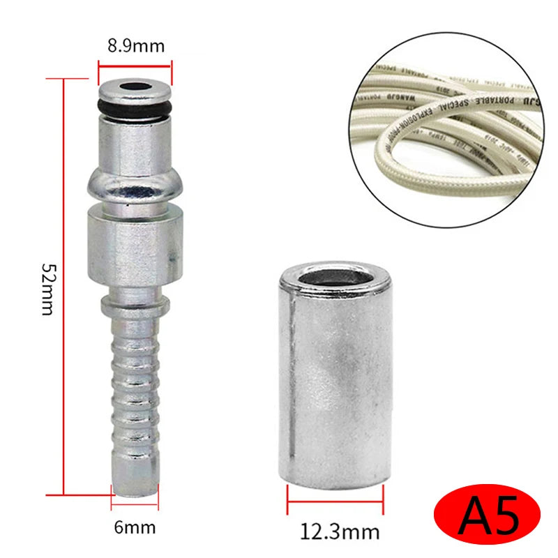 1Set High Pressure Washer Hose Fitting Connector for Karcher AR Repairing Adaptor With Socket Oasis Select 5