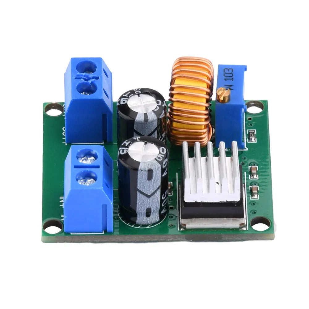 DC-DC 4-38V To 1.25-36V 5A 75W Adjustable Buck Power Module High-power Step-down Voltage Regulator Board With Heat Sink Oasis Select