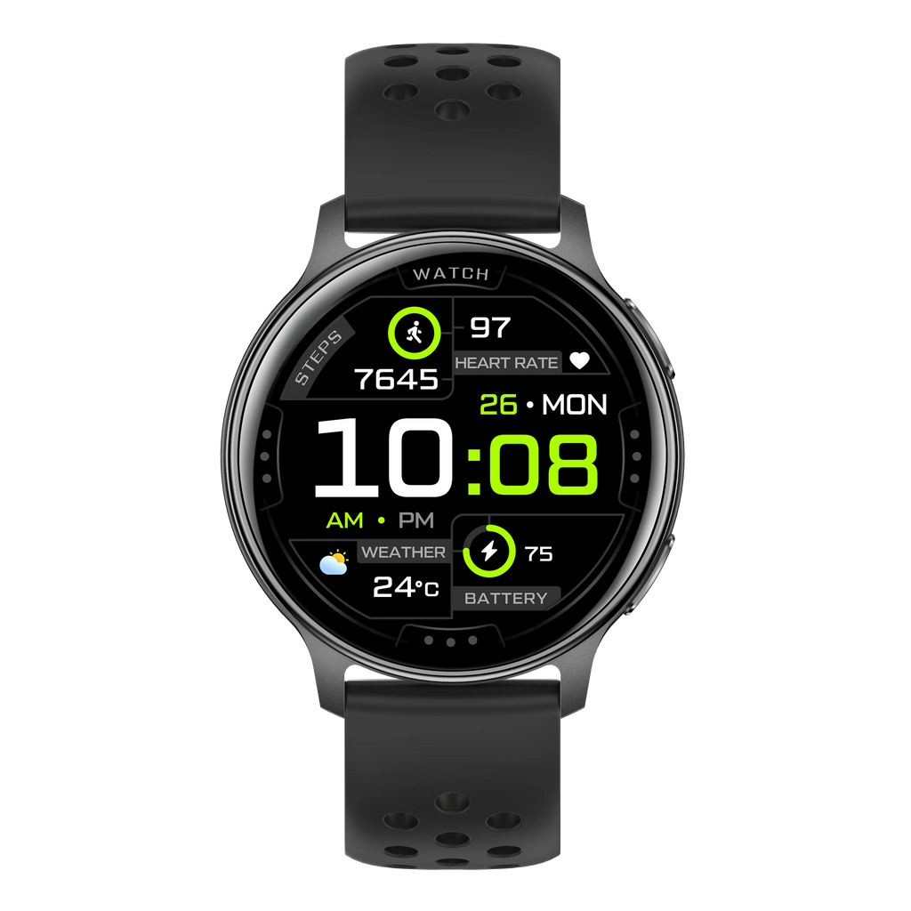 MINGCC 1.32" AMOLED Smartwatch GPS Compass Wireless Calling