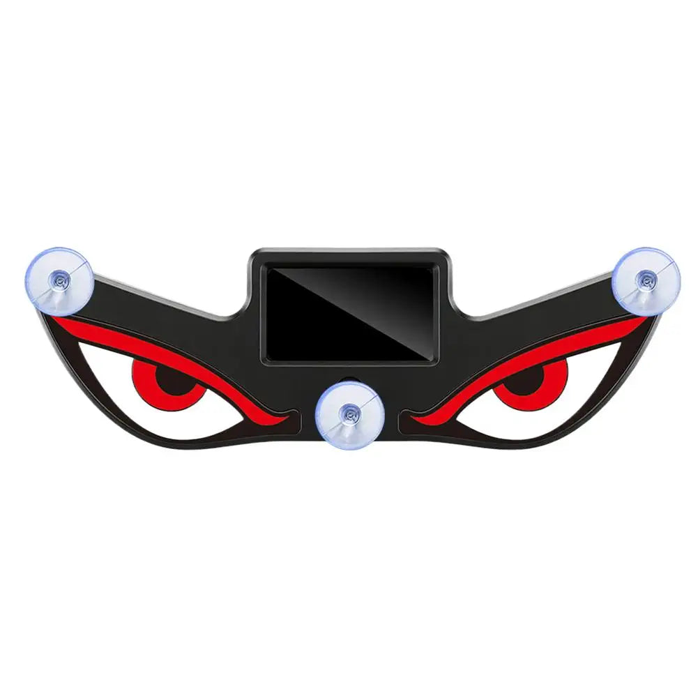Cool Demon's Eye Car LED Light Solar Powered Blinking Moving Eyes Car Decoration Lamp Rear Windshield Atmosphere Light Oasis Select 02