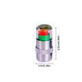 Air Alert Tire Valve Cap 4 Pieces Gauge Alert Tire Pressure Monitor Valve Stem Caps for Long-Distance Travel Motorcycle Truck Oasis Select of plastic cores