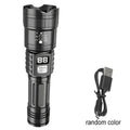Rechargeable LED Flashlight – Zoomable Waterproof Outdoor Torch