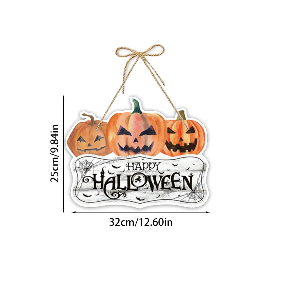 Halloween Spooky Castle Paper Door Hanging Decoration