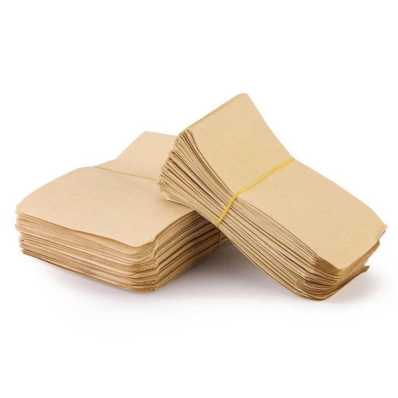 100Pcs Kraft Paper Seed Protective Envelope Storage Bags Mini Envelopes Packets Oasis Select 1set