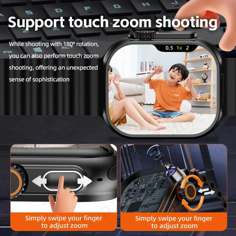 S10 Ultra CD12 Smartwatch Android 10.0 5G LTE Full Netcom Sim Card Rotary Camera GPS WIFI Touch encoder 4G Smart Watch Men Women Oasis Select